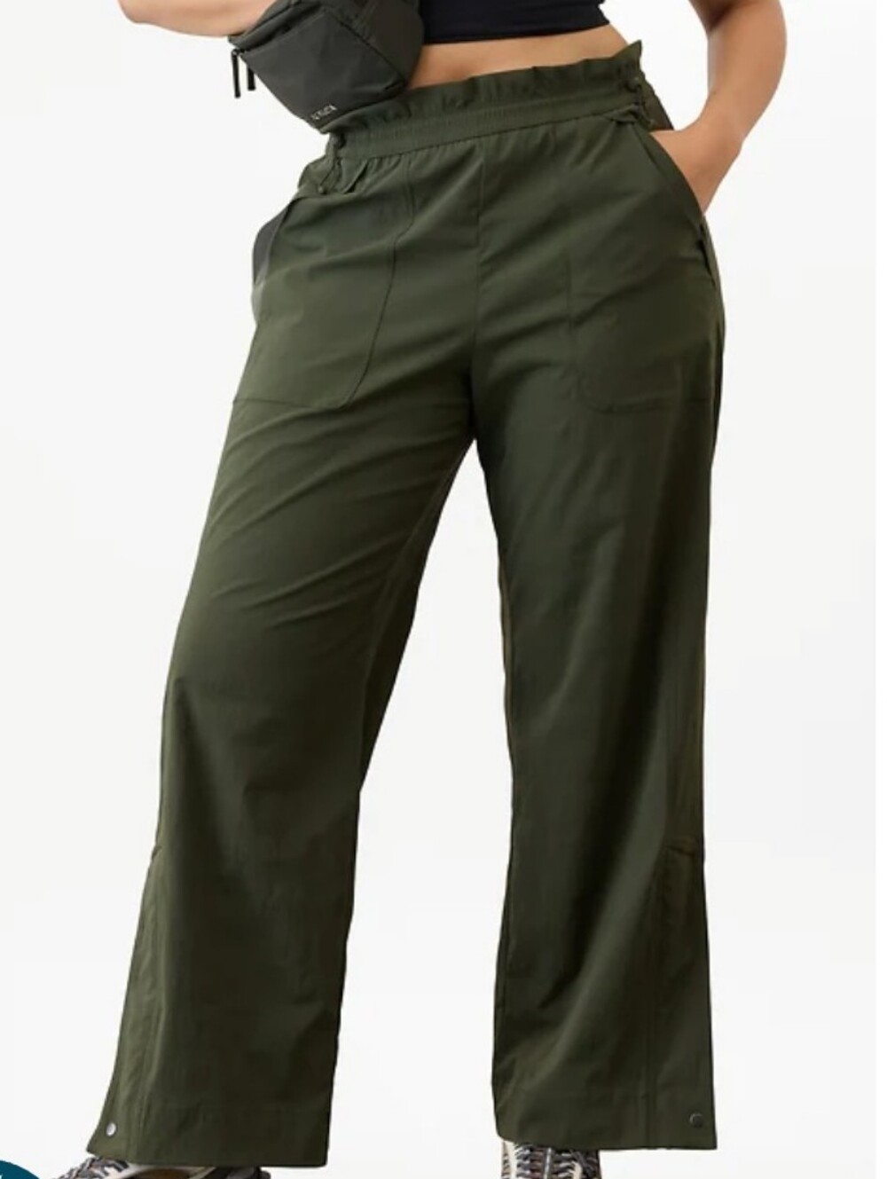 NWT Athleta Trekkie High Rise Parachute Pant - Picture 1 of 7